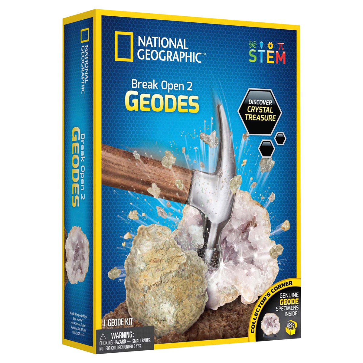 National Geographic Geode Kit 2 Geodes by Discover With Dr. Cool