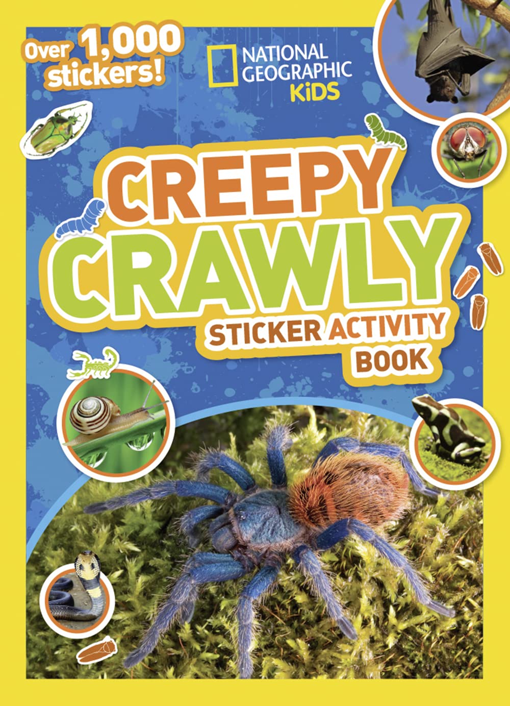 National Geographic Kids Creepy Crawly Sticker Activity Book-by-National Geographic