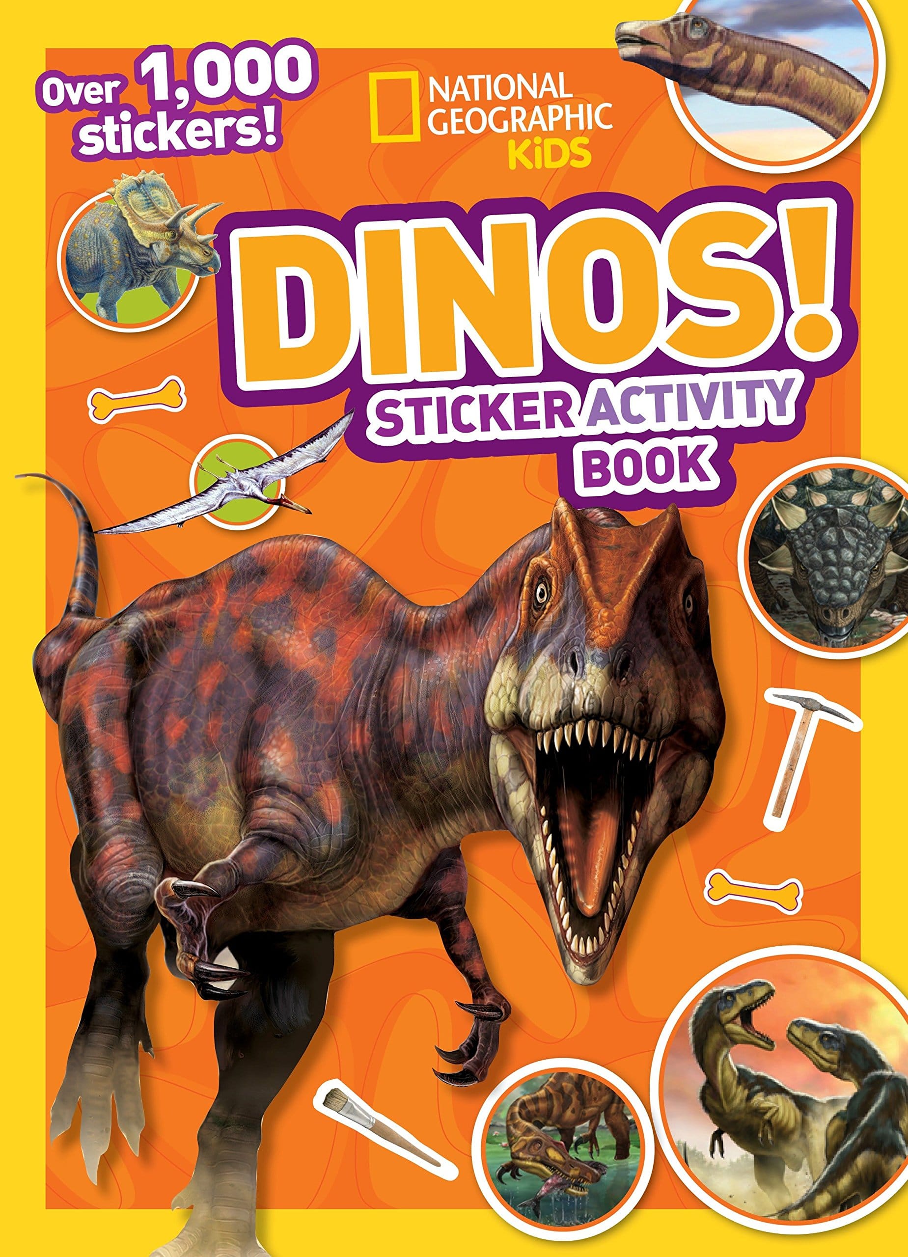 National Geographic Kids Dinos Sticker Activity Book by Penguin Random House