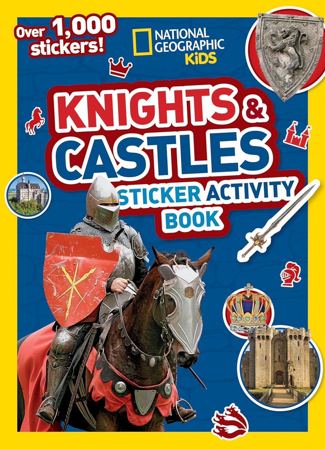 National Geographic Kids Knights and Castles Sticker Activity Book-by-National Geographic
