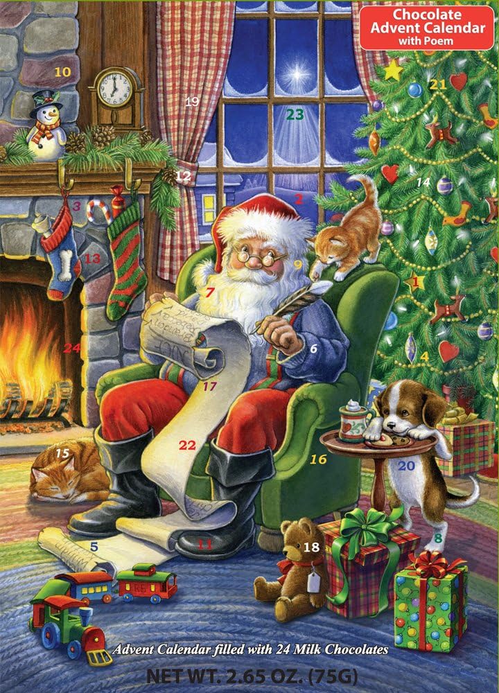 Naughty or Nice Chocolate Advent Calendar-by-Vermont Christmas Company