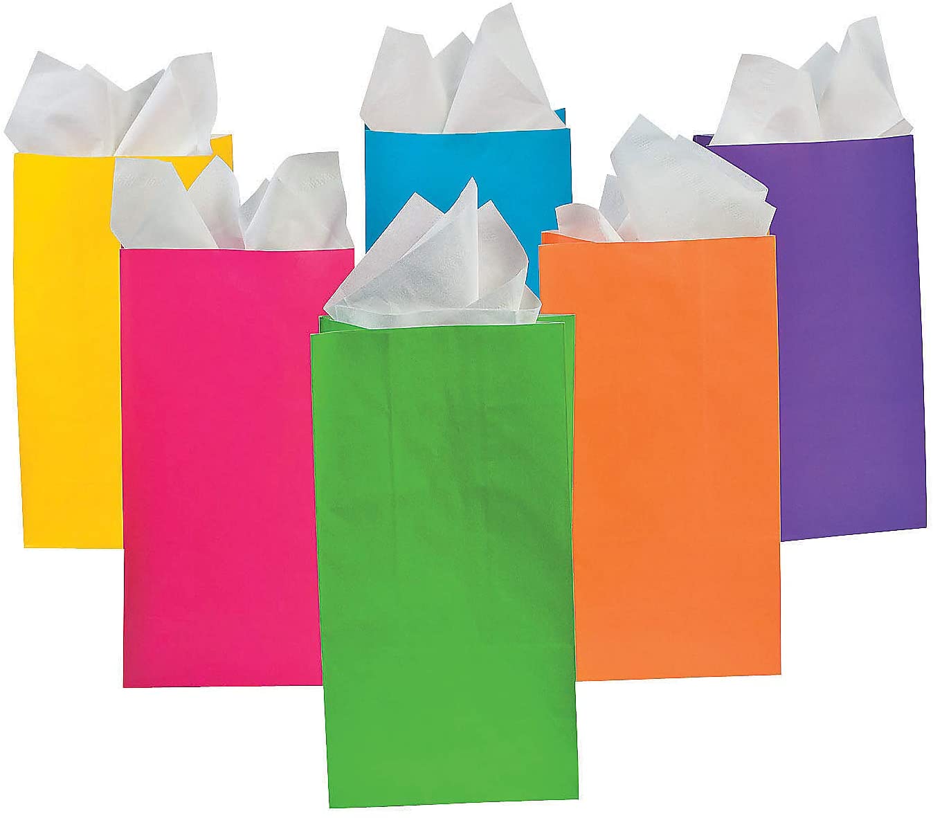 Neon Party Bags Pack of 12 by Fun Express
