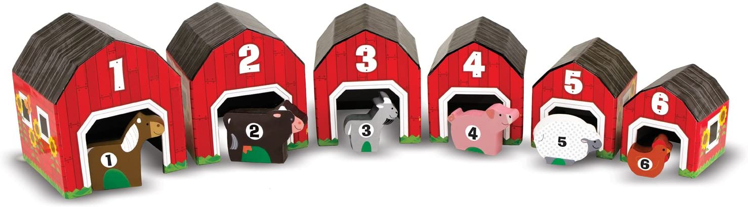 Nesting Sorting Barns Animals by Melissa Doug 1