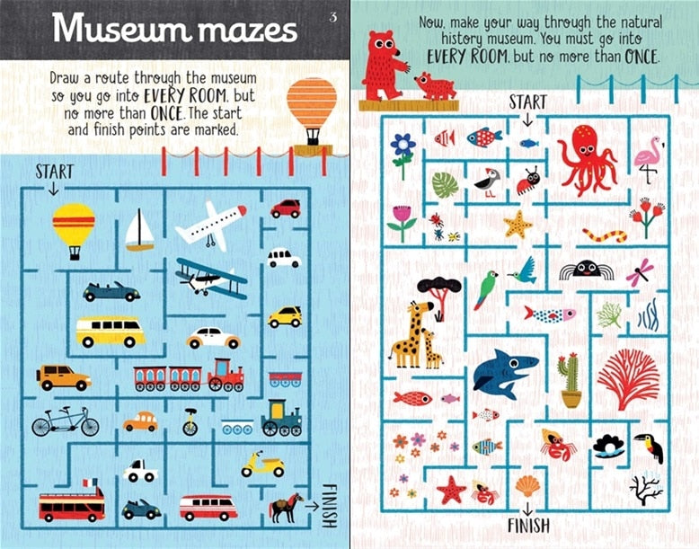 Never Get Bored Mazes Cards by Usborne 3