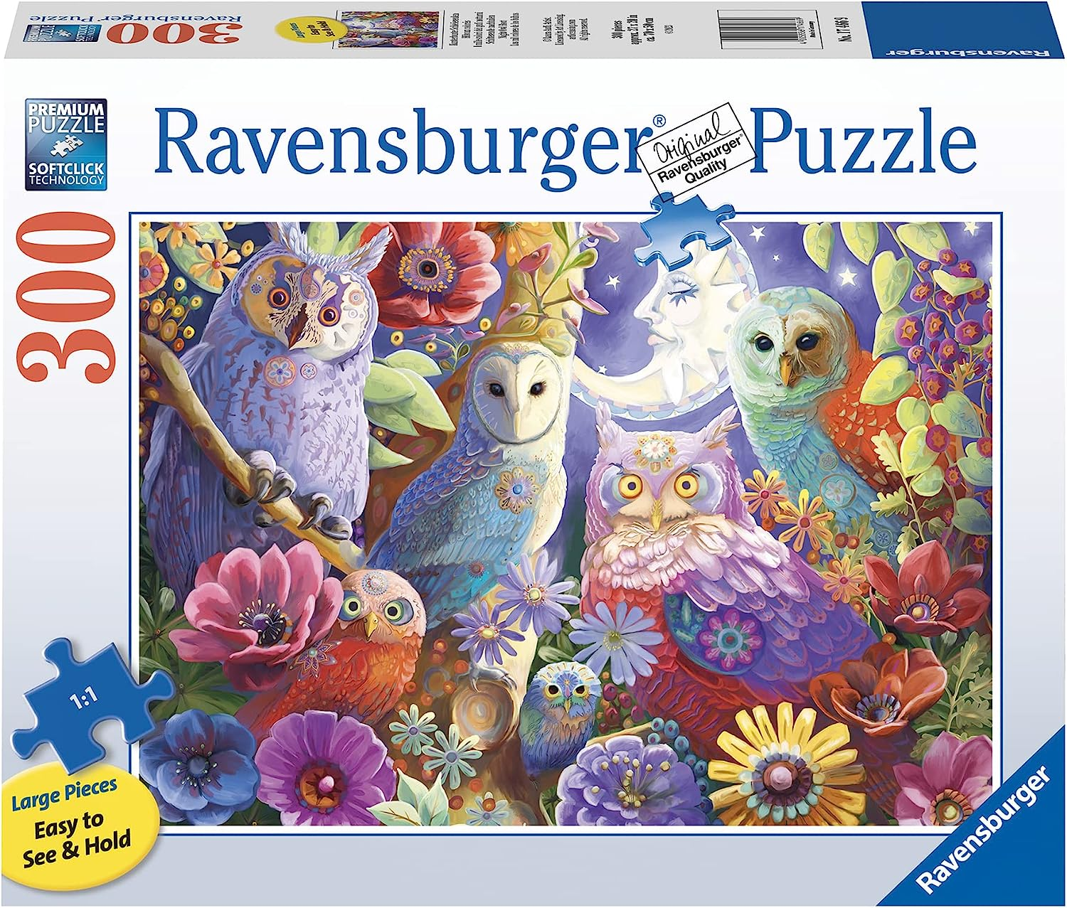 Night Owl Hoot 300pc Large Format Puzzle-by-Ravensburger
