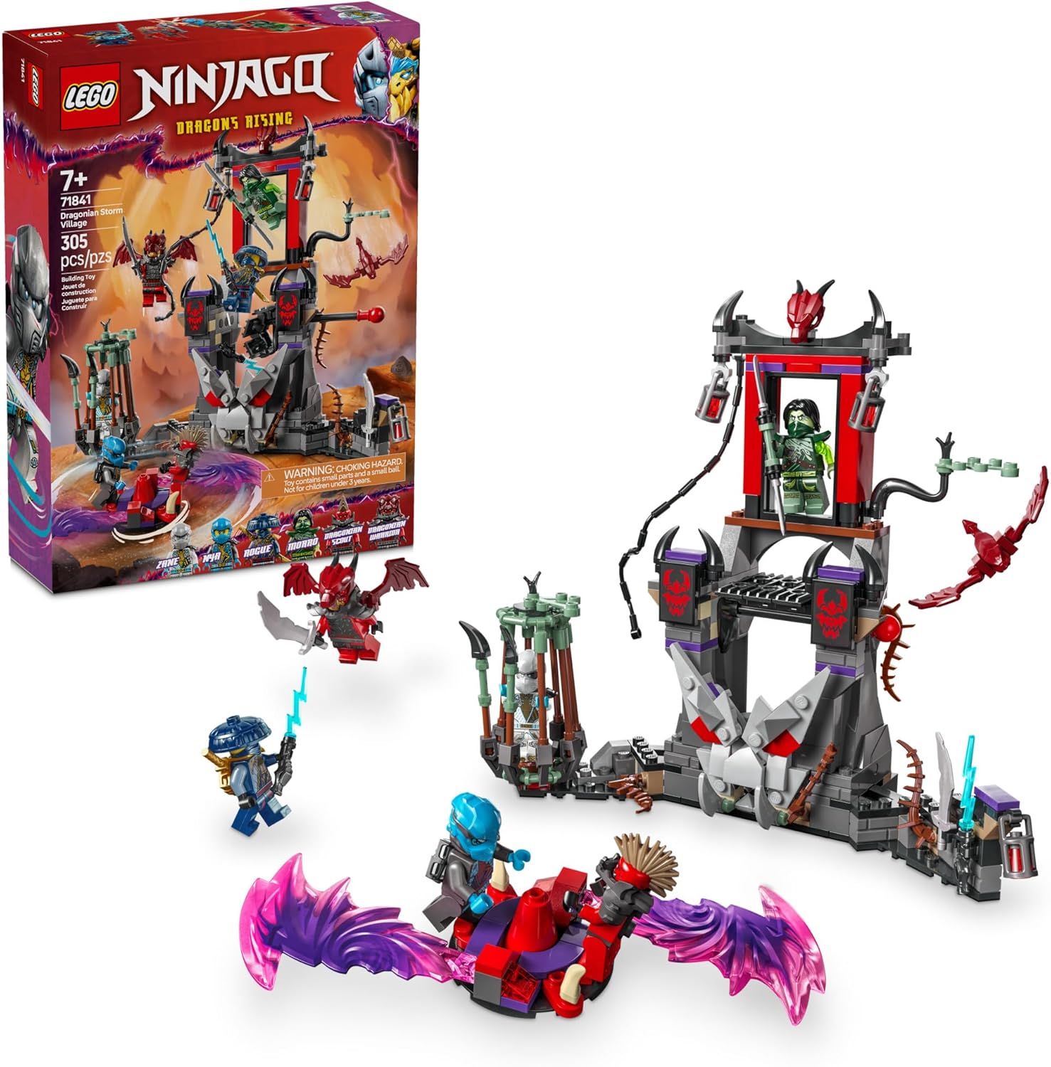 シルカナ工房 2体セット Ninjago Dragonian Storm Village – A2Z Science & Toys
