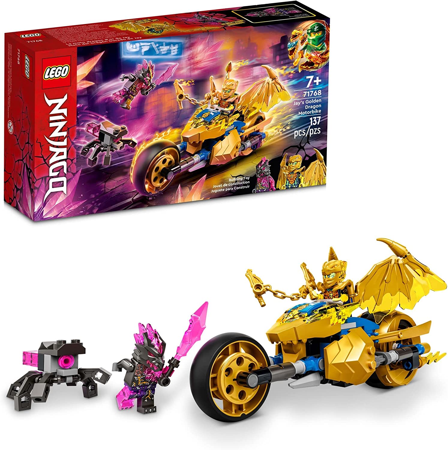 Ninjago Jays Golden Dragon Motorbike by Lego