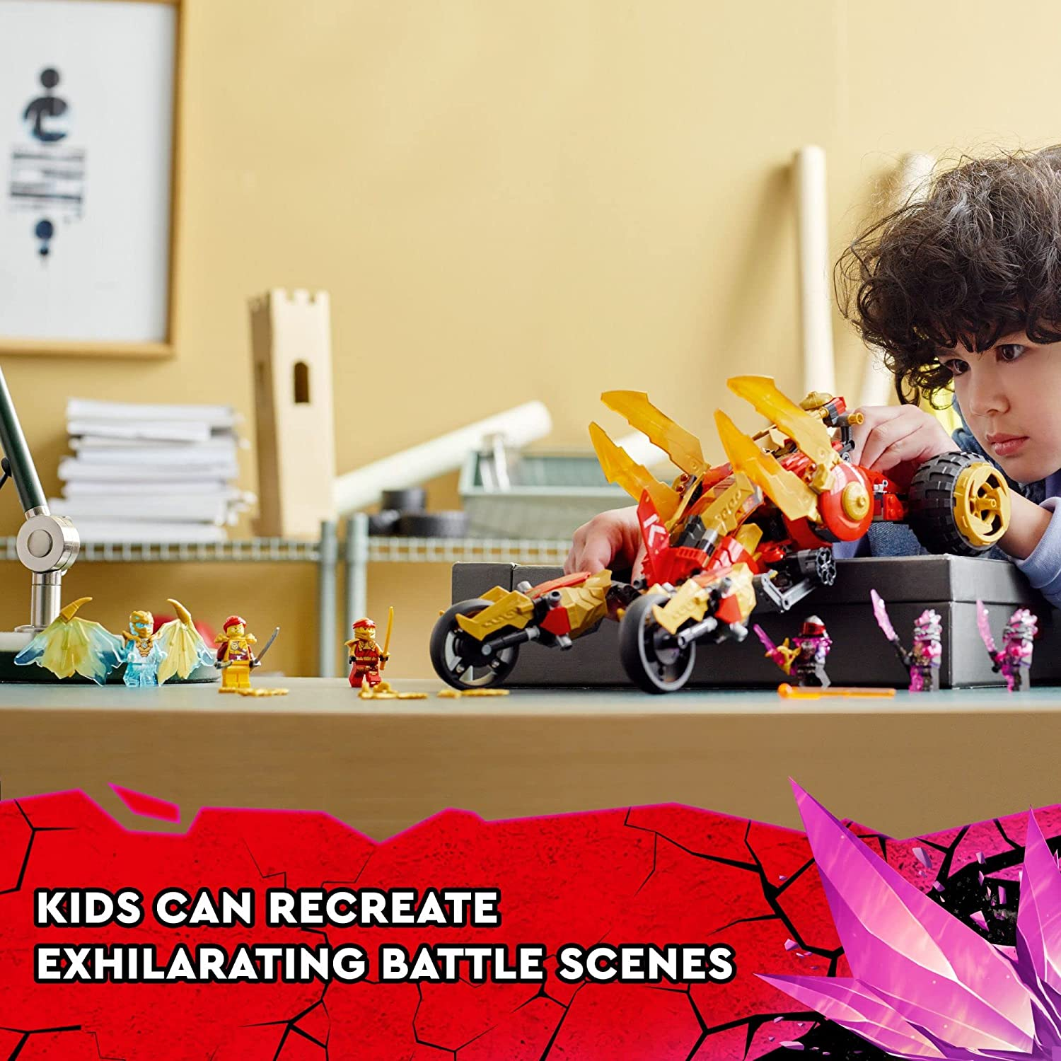 Ninjago Kais Golden Dragon Raider by Lego 2