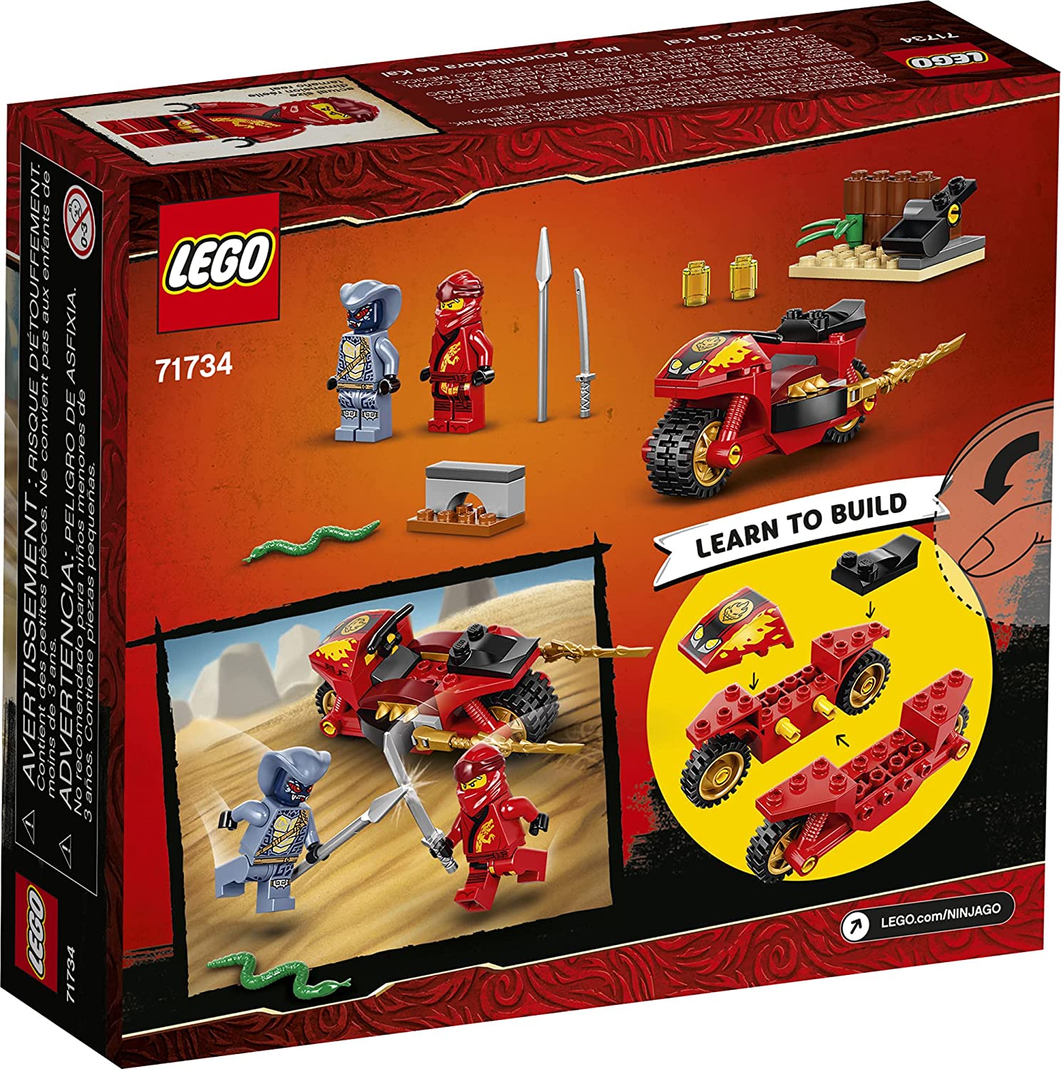 Ninjago Legacy Kais Blade Cycle by Lego 3