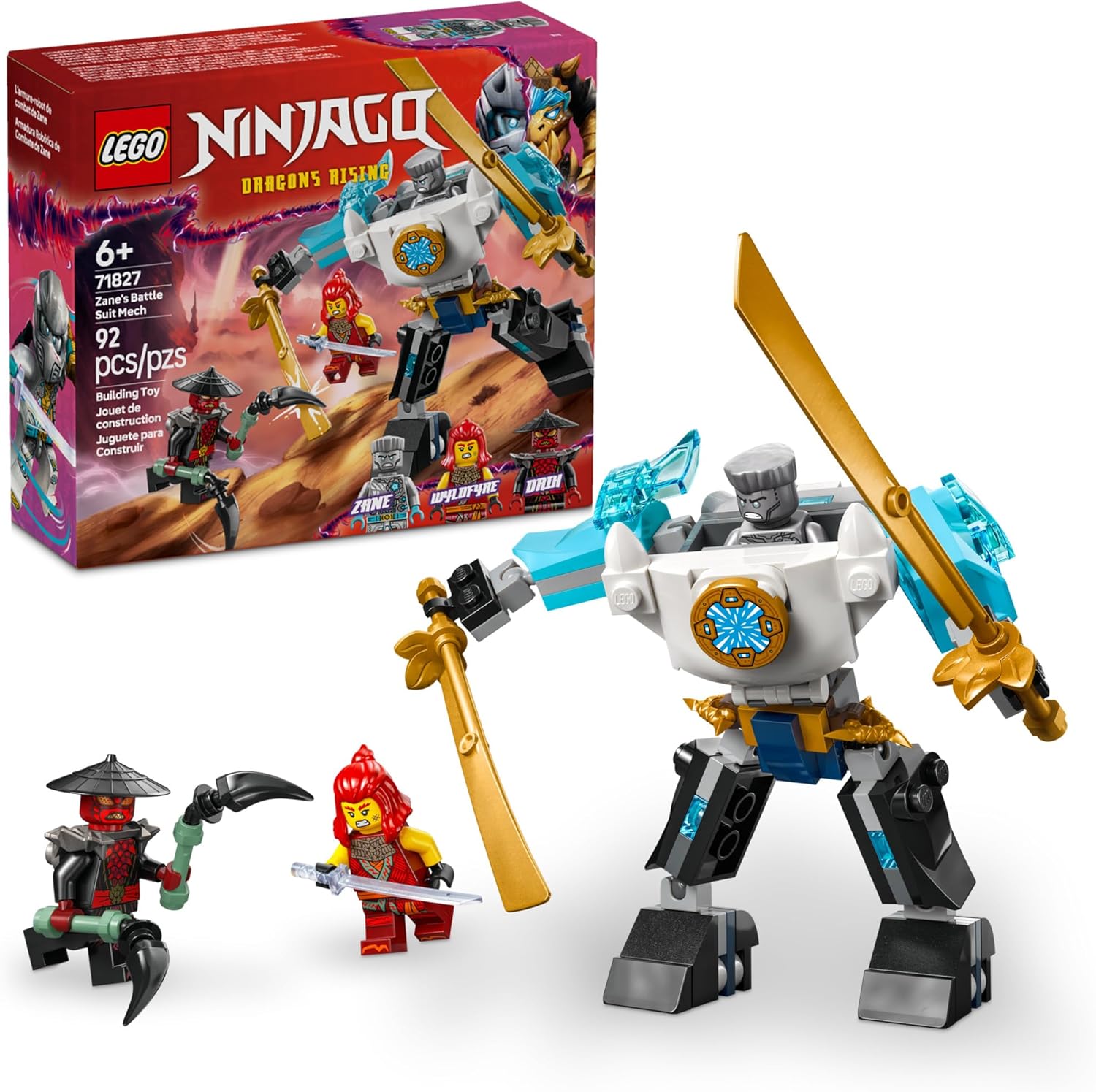 Ninjago Zane's Battle Suit Mech – A2Z Science & Toys