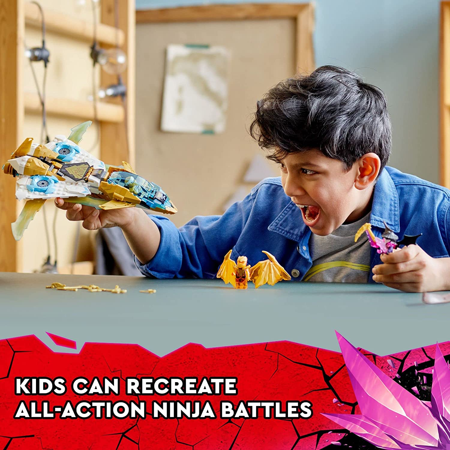 Ninjago Zanes Golden Dragon Jet by Lego 2