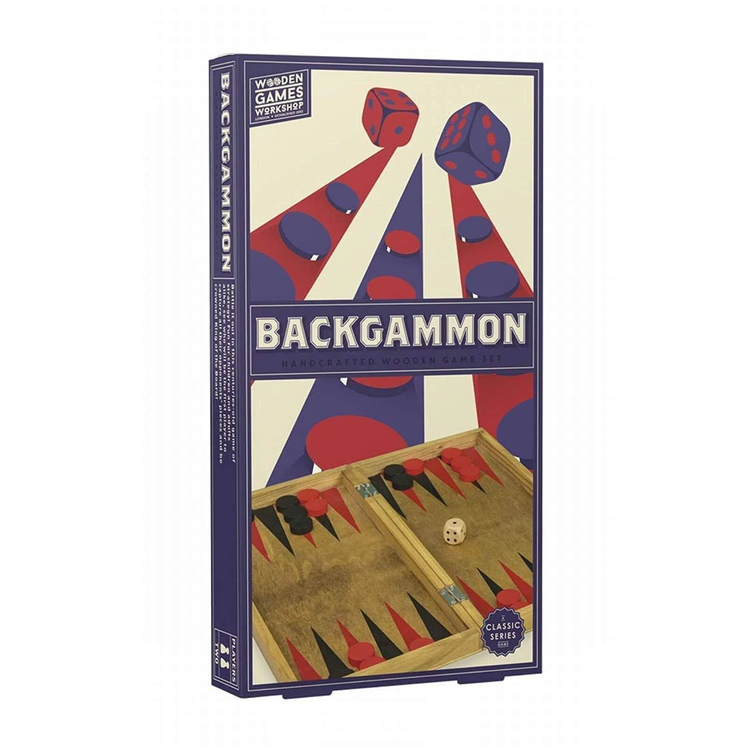 Wooden Backgammon by Professor Puzzle