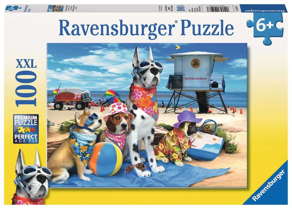 No Dogs on the Beach Puzzle by Ravensburger