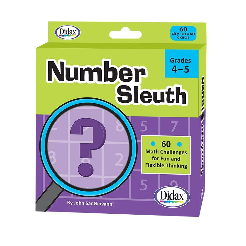 Number Sleuth Grade 4 5 by Didax