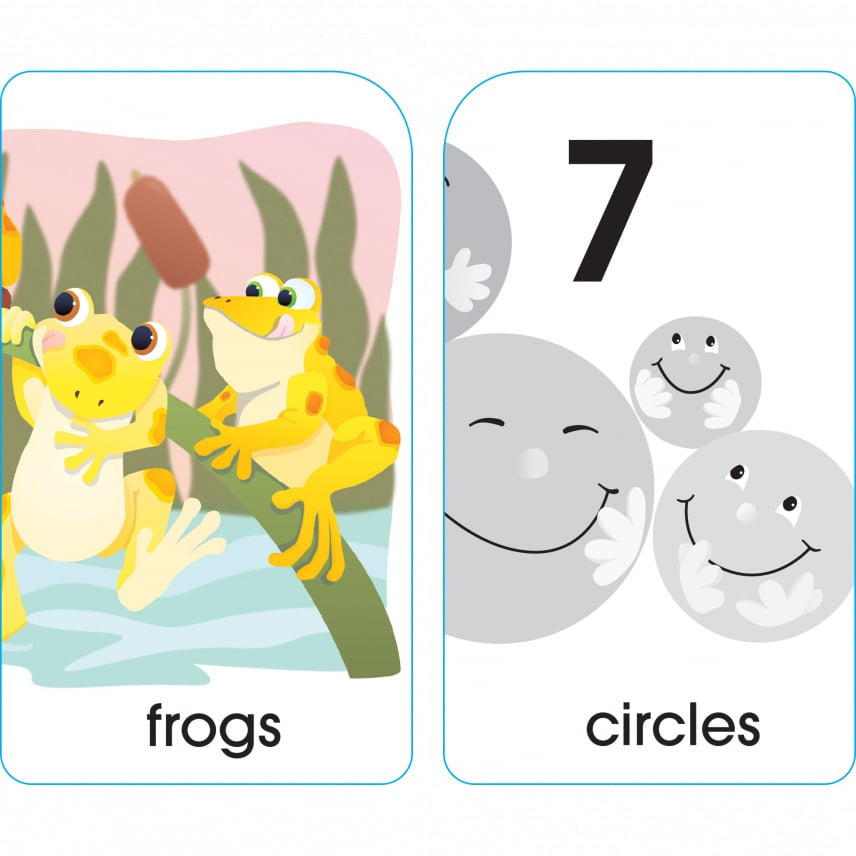 Numbers Colors Shapes Puzzle Cards by School Zone 2