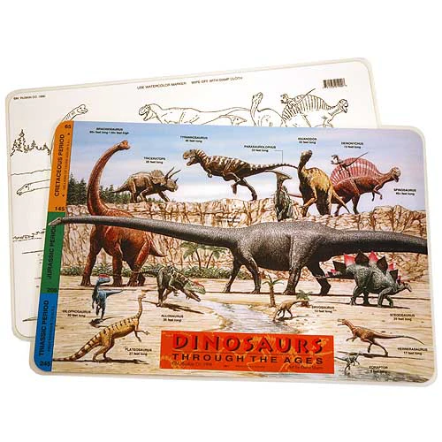 Dinosaur Placemat by Painless Learning