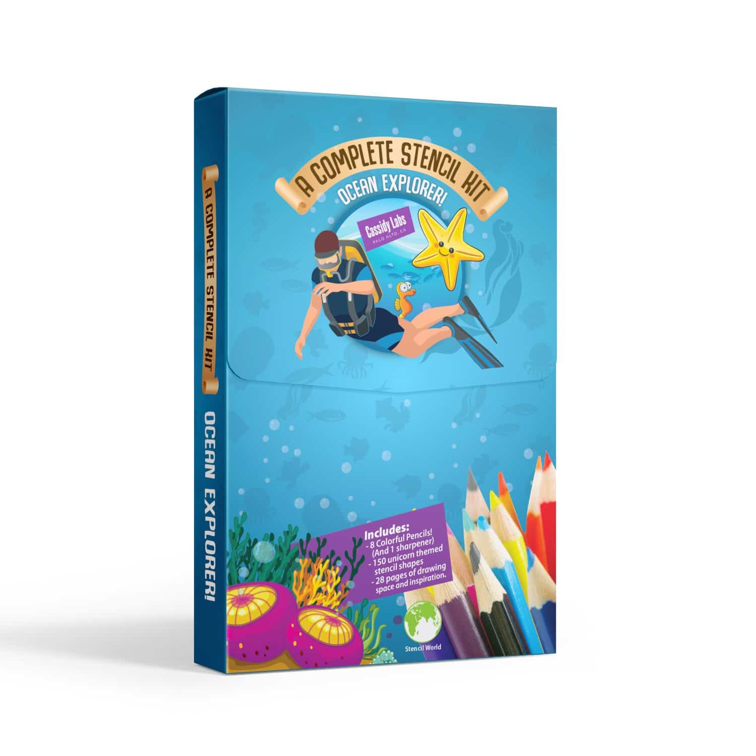Ocean Explorer Stencil Kit by Cassidy Labs
