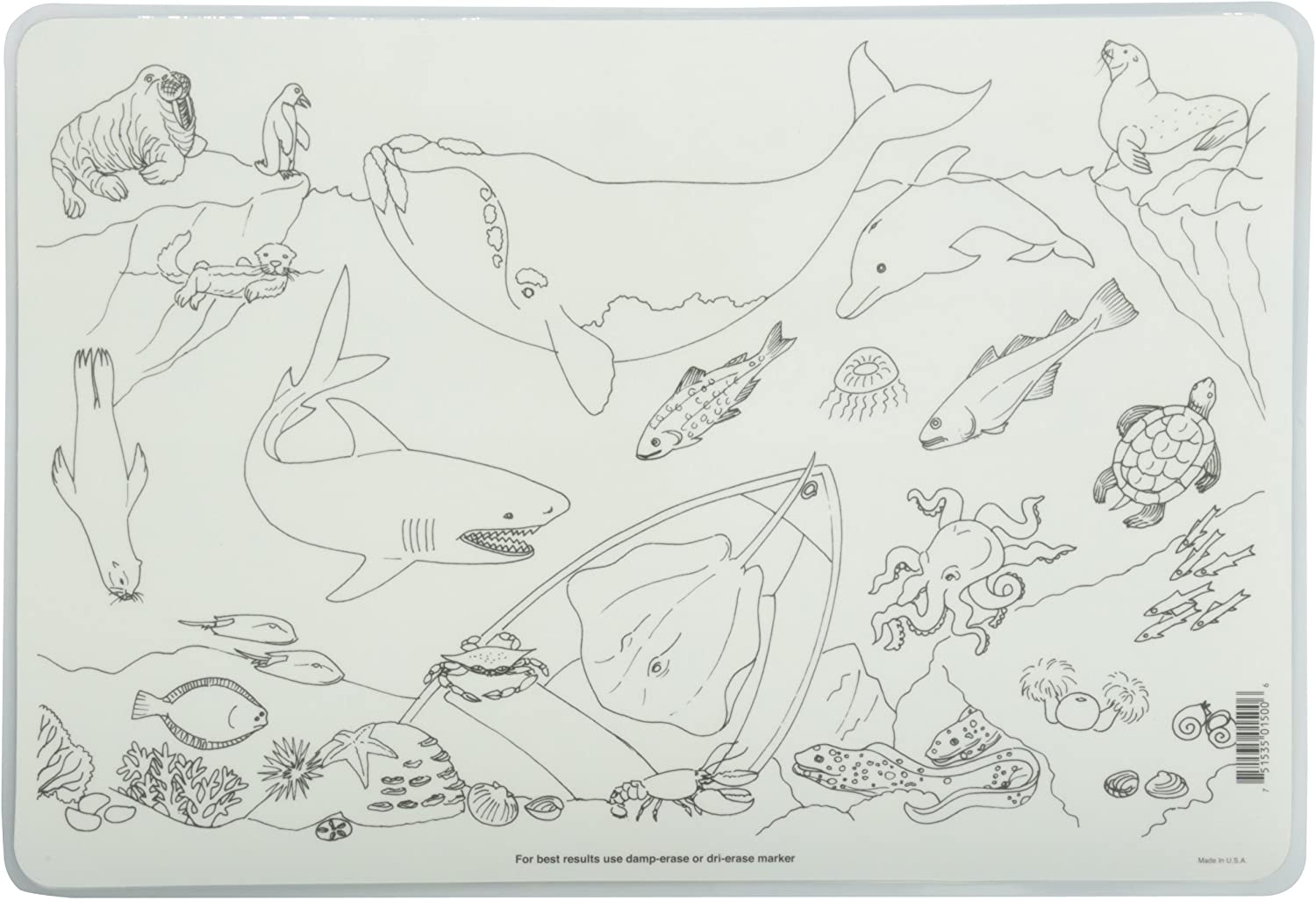 Ocean Life Placemat by Painless Learning 1