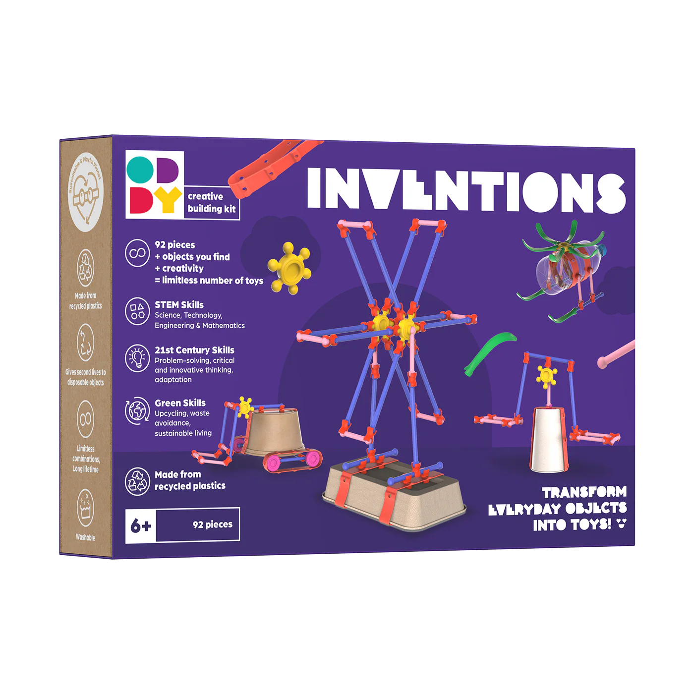 Oddy Inventions Creative Play Building Kit-by-Safari