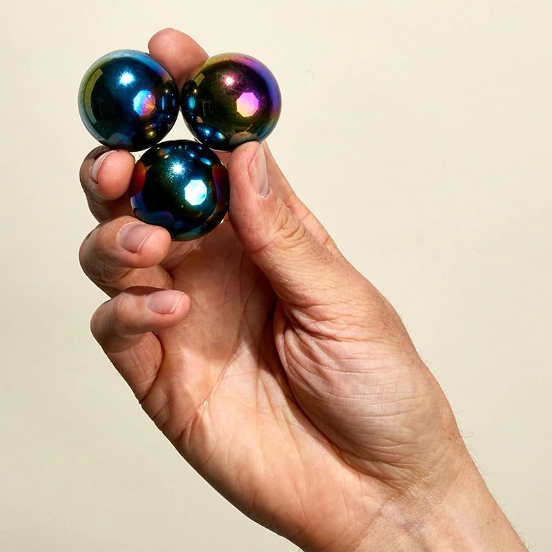 Oil Slick Supers Speks 33mm Magnet Balls Set of 3 by Speks 2