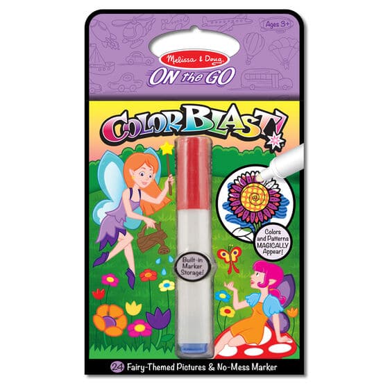 On the Go ColorBlast No Mess Coloring Pad Fairies by Melissa Doug