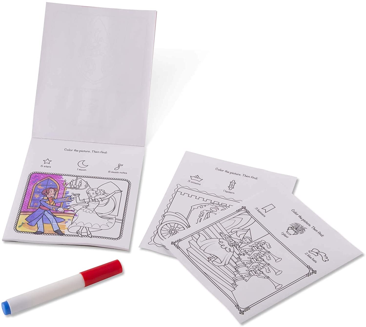 On the Go ColorBlast No Mess Coloring Pad Princess by Melissa Doug 2