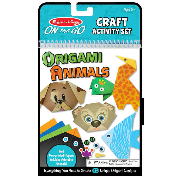 On the Go Origami Animals Craft Activity Set-by-Melissa & Doug