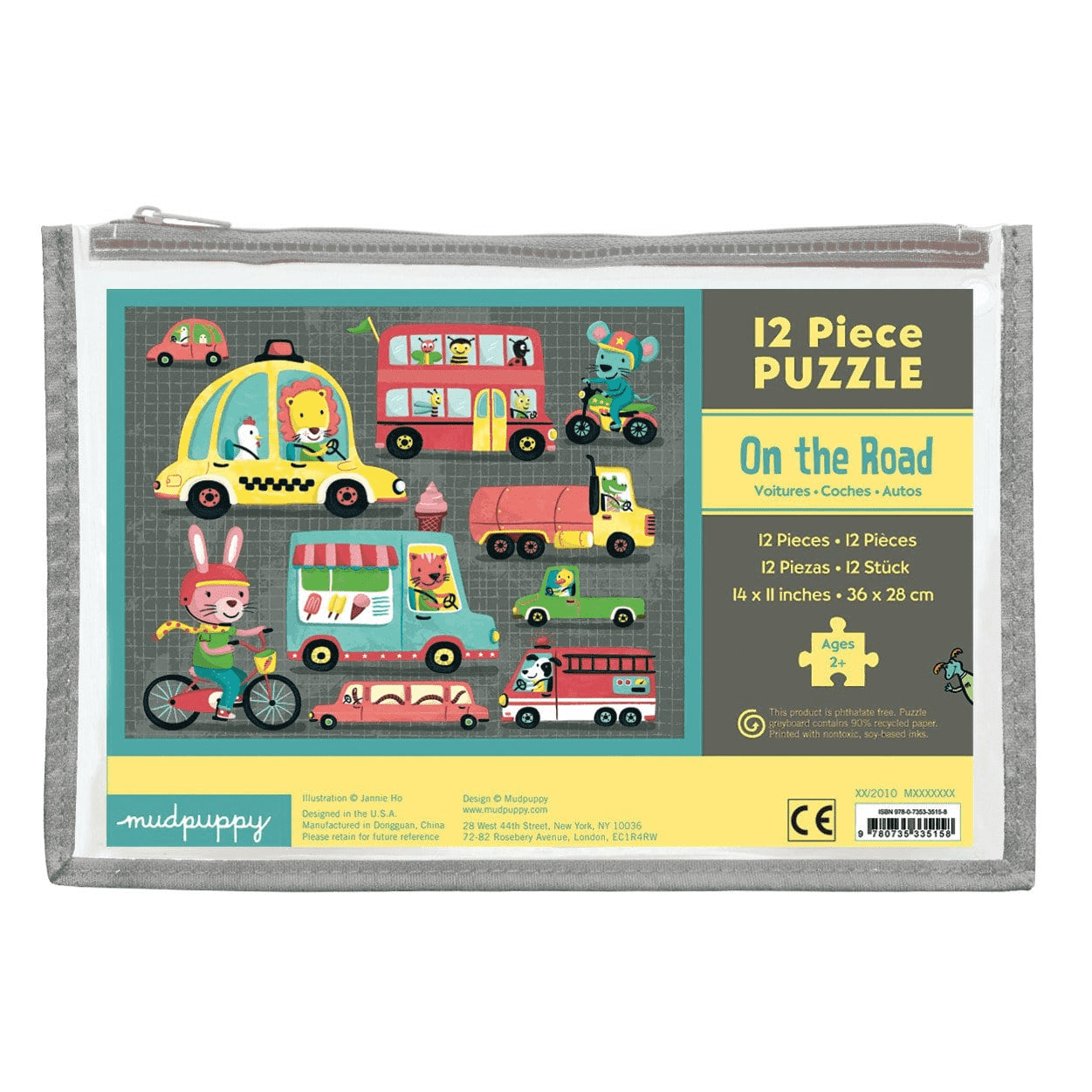 On the Road 12 Piece Pouch Puzzle by Mudpuppy