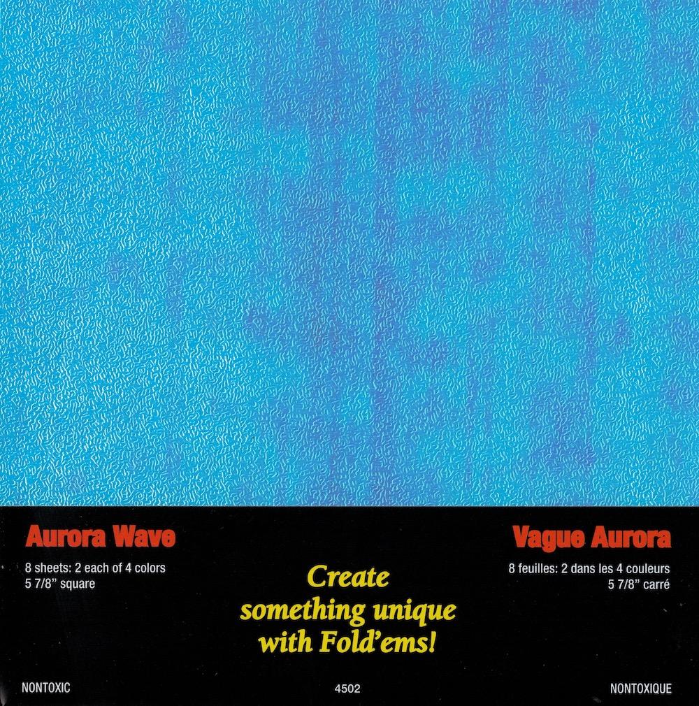 Origami Paper Aurora Wave by Yasutomo