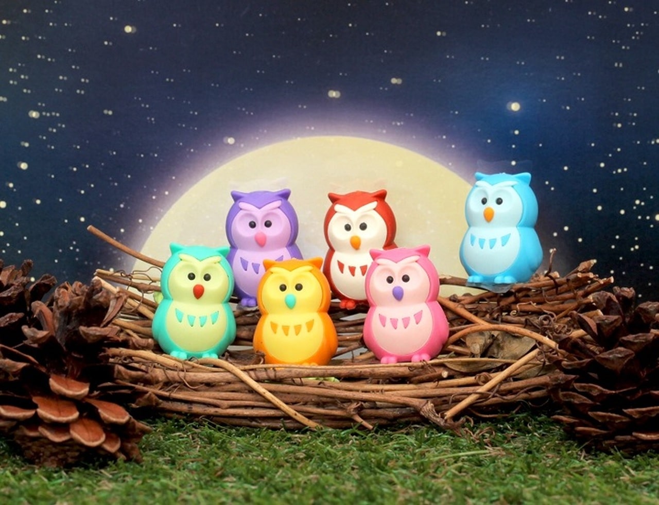 Owl Eraser by Iwako 1