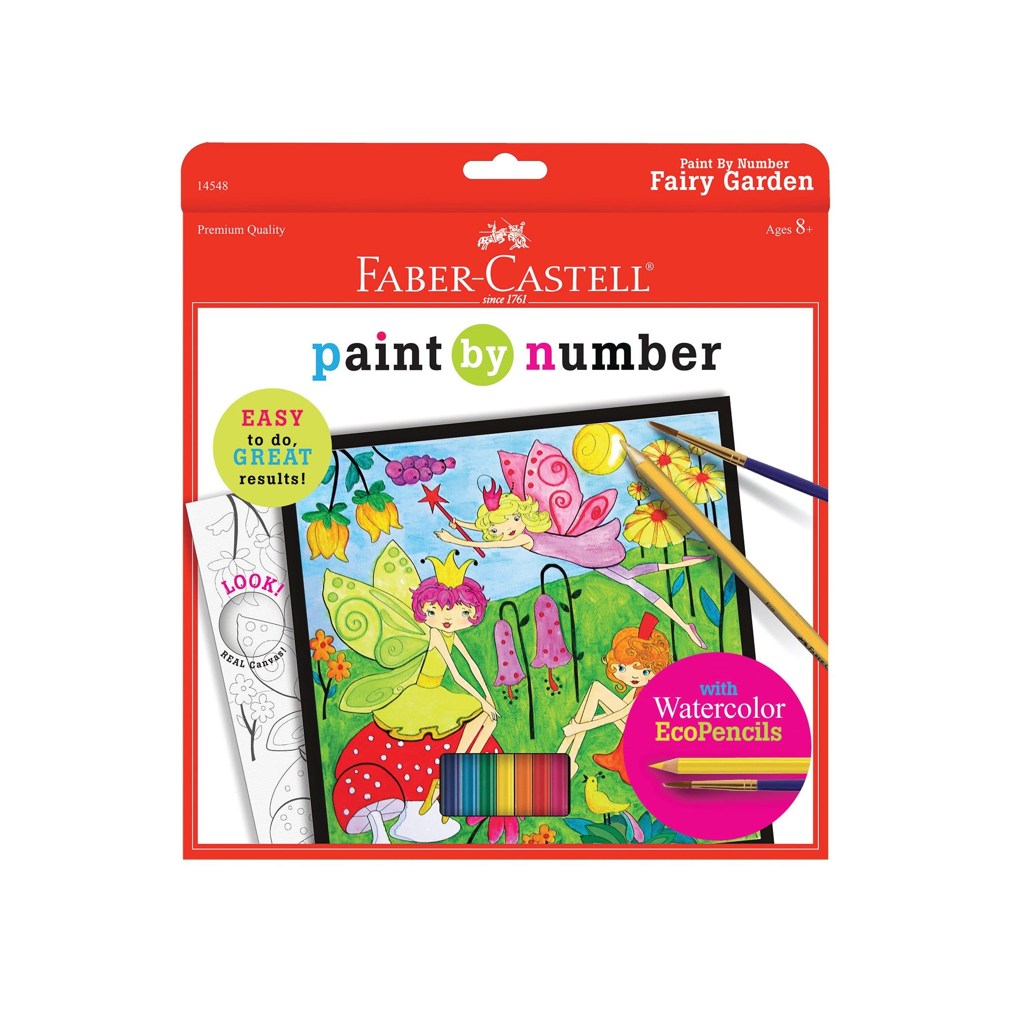 Paint By Number Fairy Garden by Faber Castell