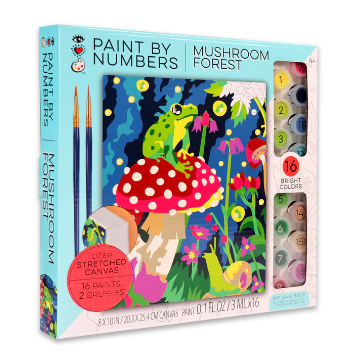 Paint By Numbers Mushroom Forest-by-Bright Stripes