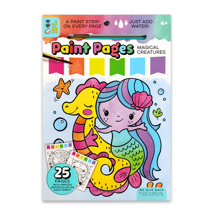 Paint Pages- Magical Creatures-by-Bright Stripes