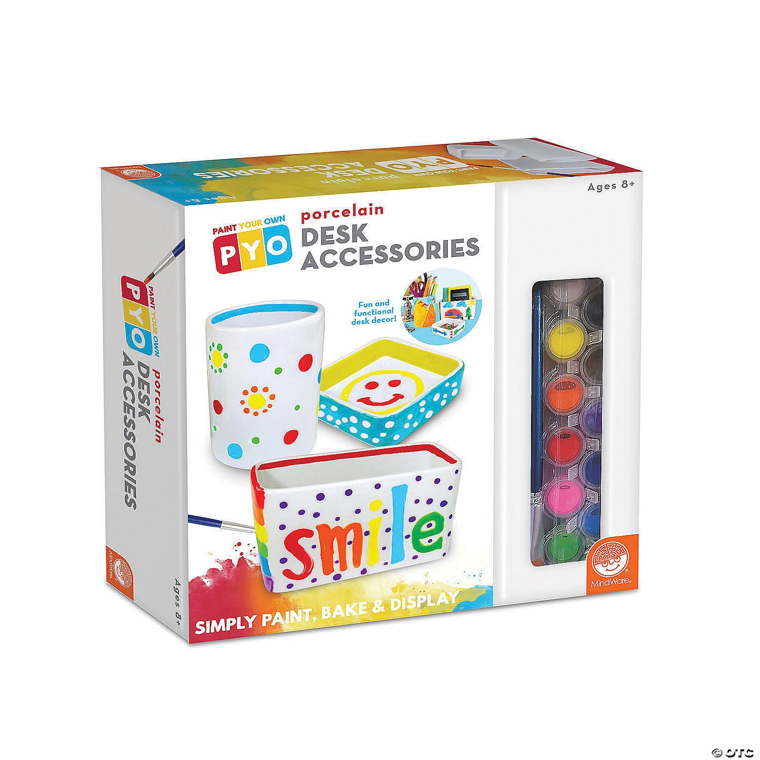 Paint Your Own Porcelain Desk Accessories by Mindware