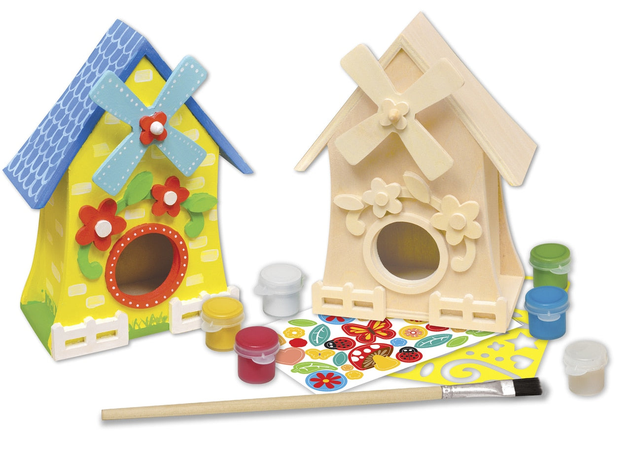 Paint Your Own Windmill Birdhouse by Works of Ahhh 1