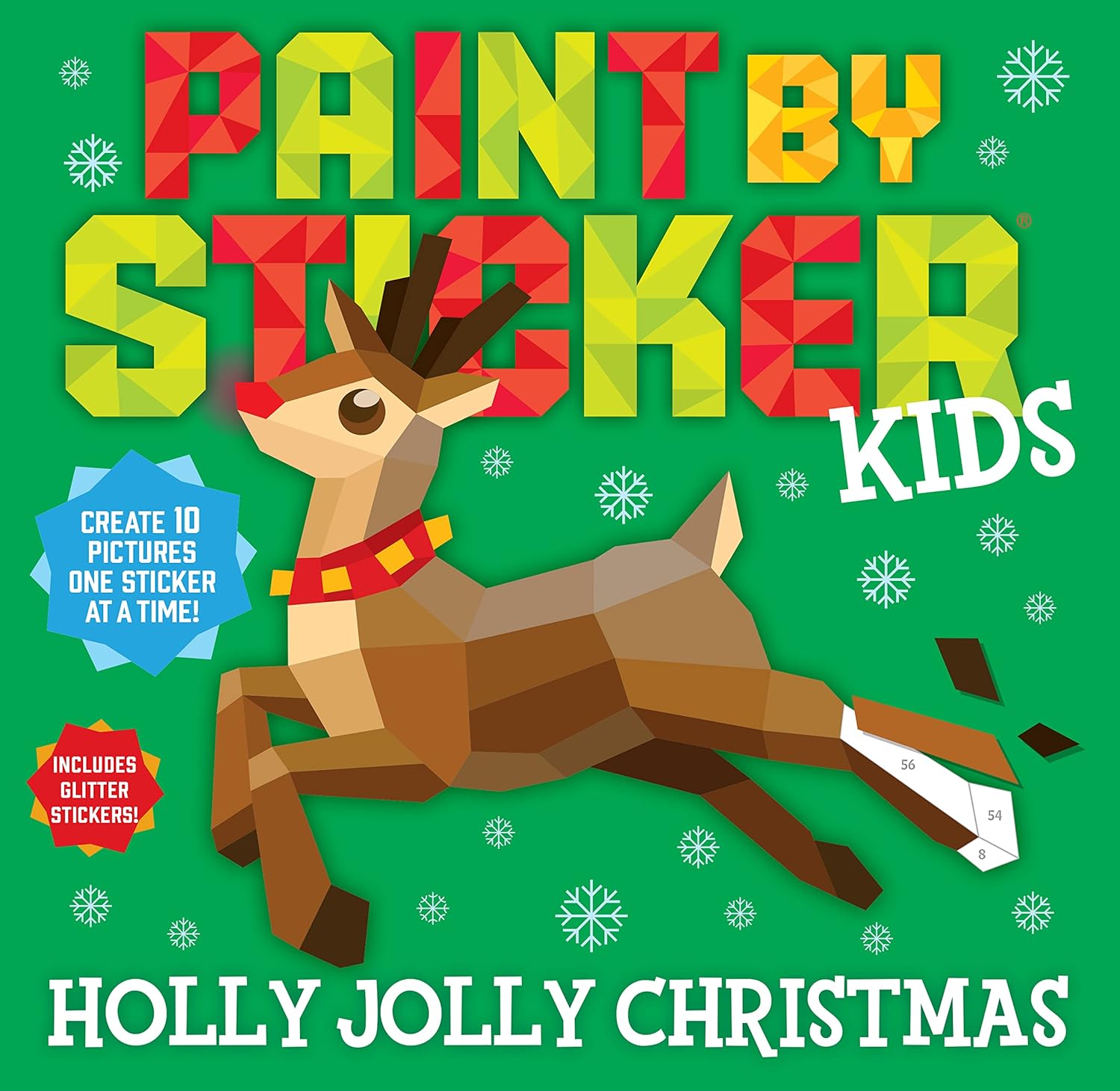 Paint by Sticker Kids: Holly Jolly Christmas-by-Workman Publishing