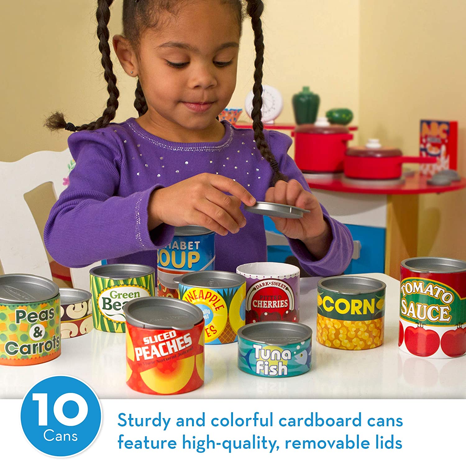 Pantry Canned Food Set by Melissa Doug 2