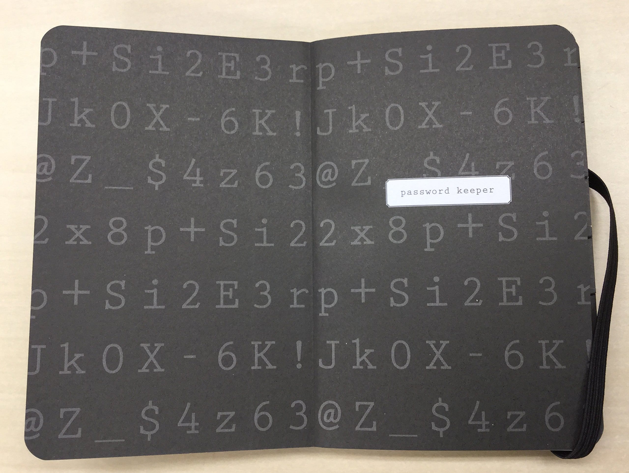 Password Keeper Journal by Galison 1