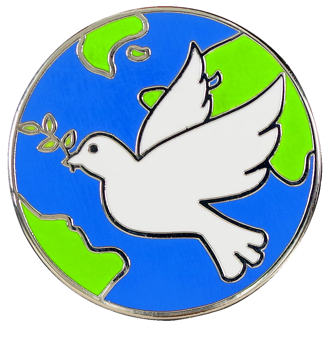 Peace Dove Enamel Pin by Peter Pauper Press