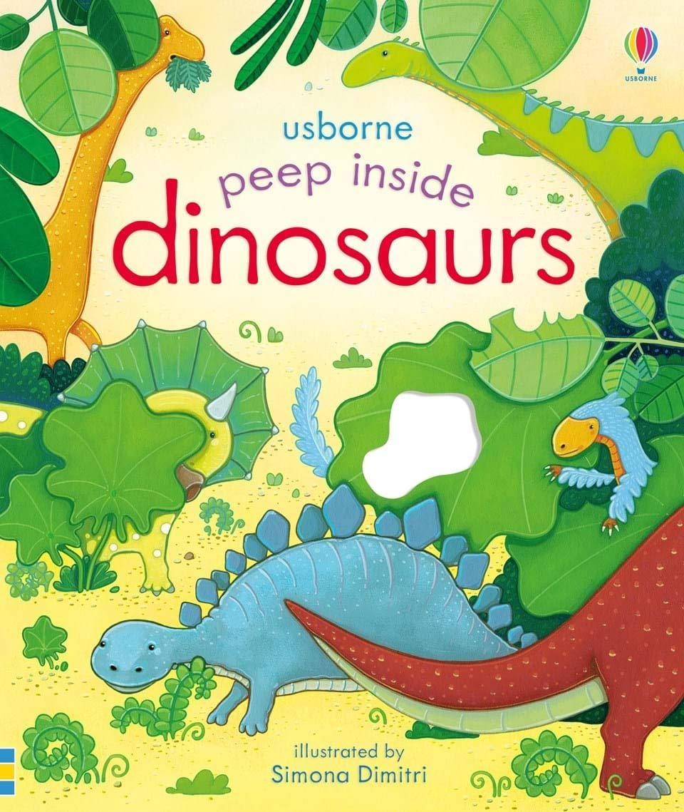 Peek Inside Dinosaurs by Usborne