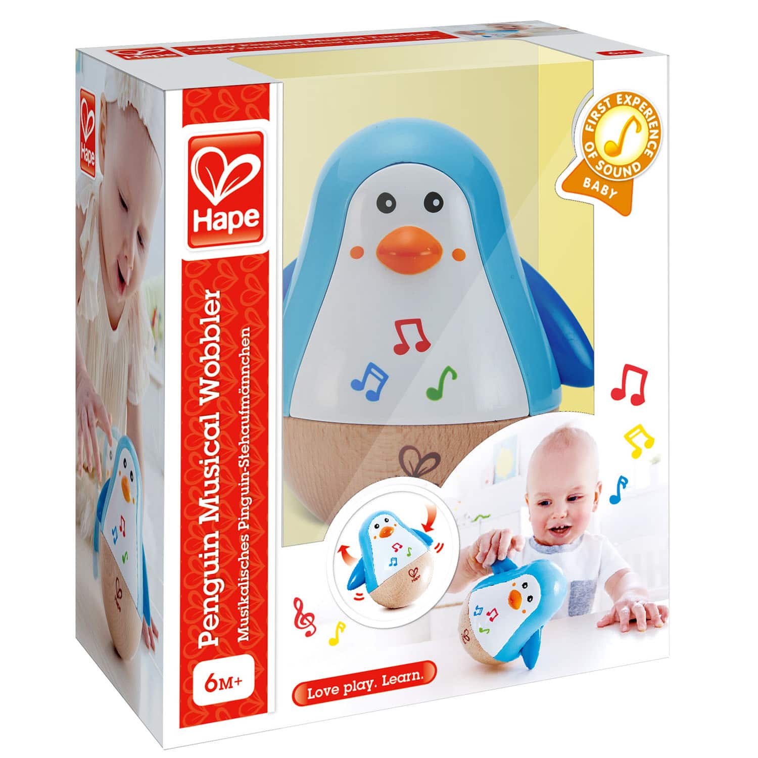 Penguin Musical Wobbler by Hape