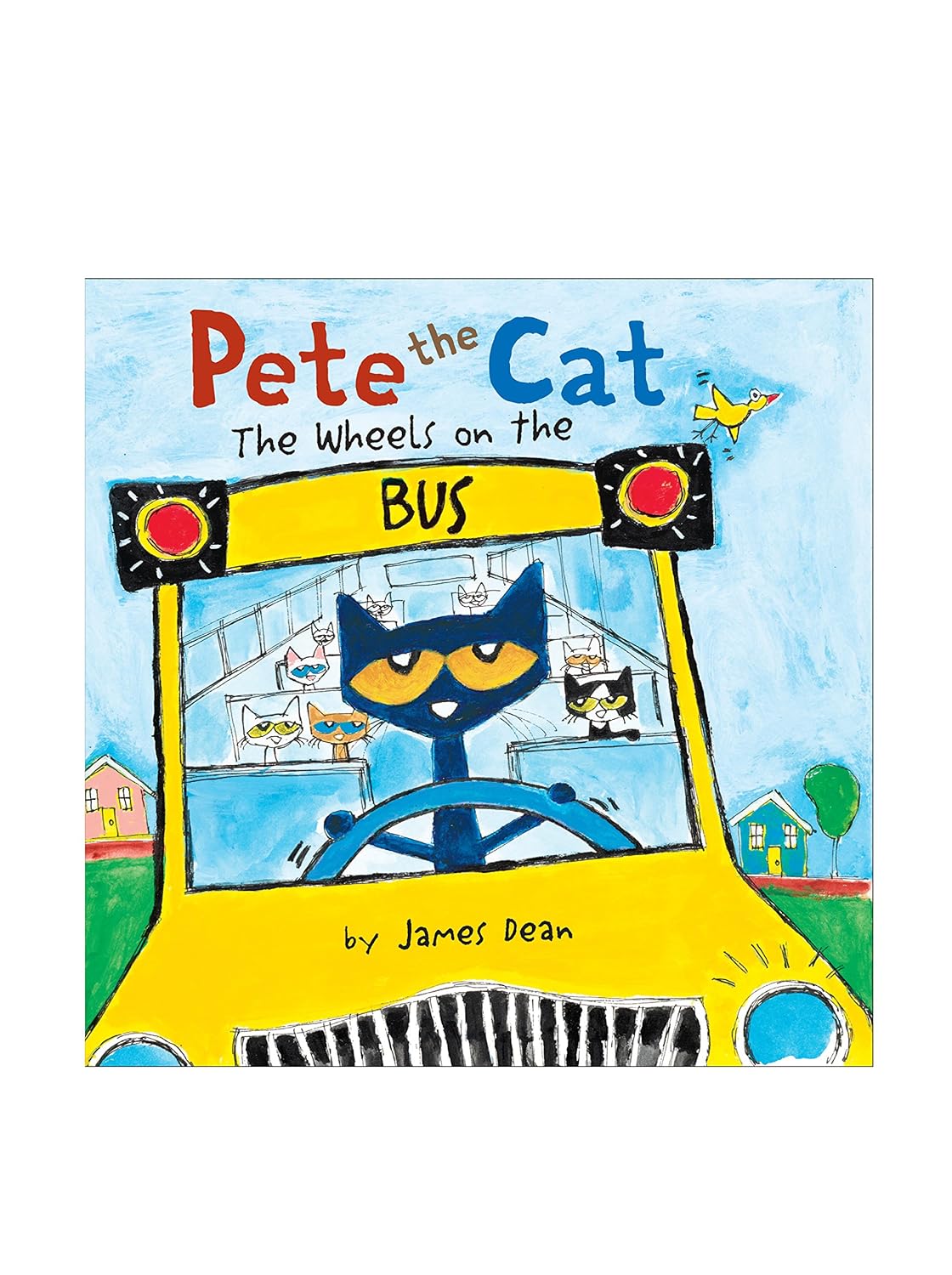 Pete the Cat: The Wheels on the Bus Board Book-by-Harper Collins