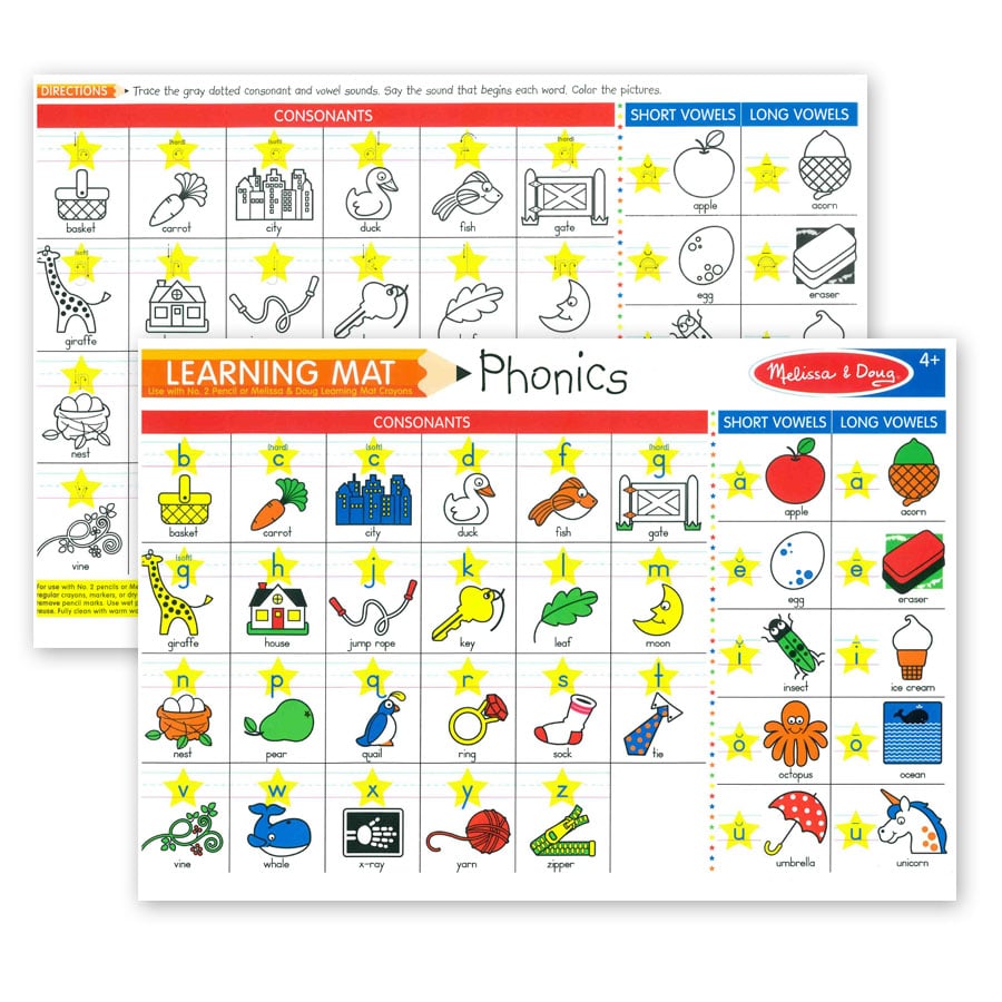 Phonics Learning Mat by Melissa Doug