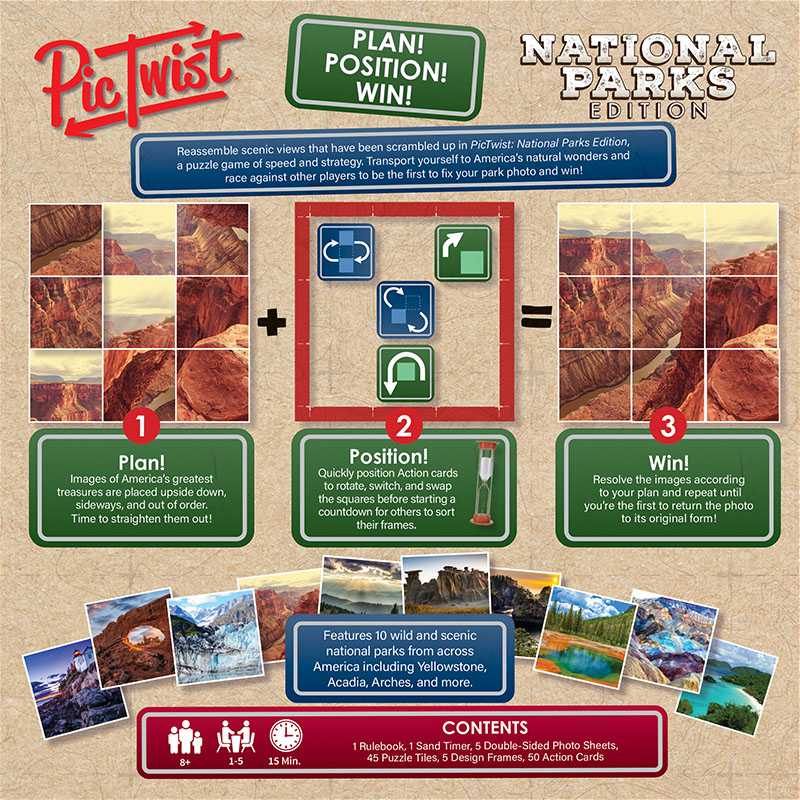 PicTwist™ National Parks Edition by USAOPOLY 6