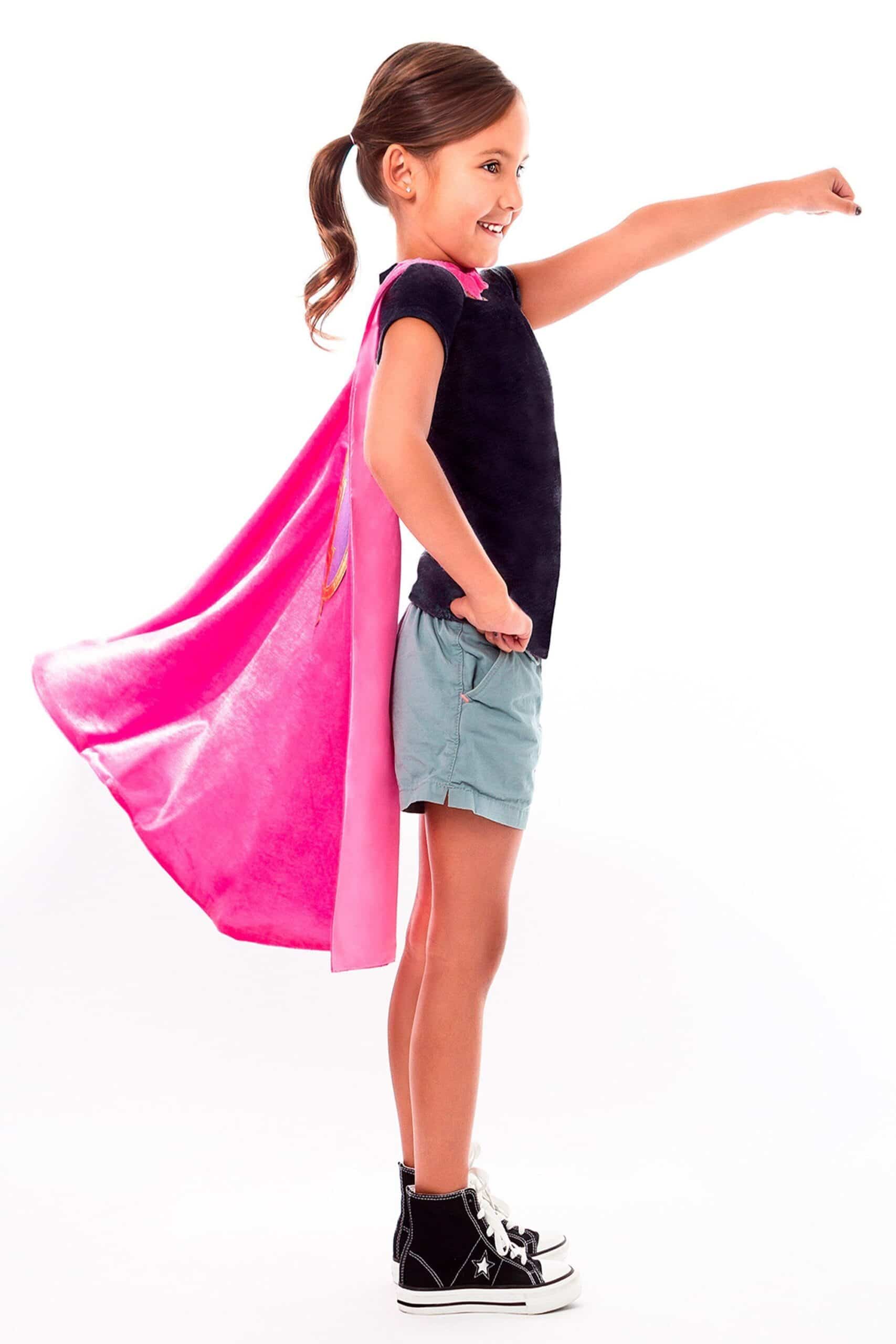 Pink Hero Cape and Mask Set by Little Adventures 2 scaled