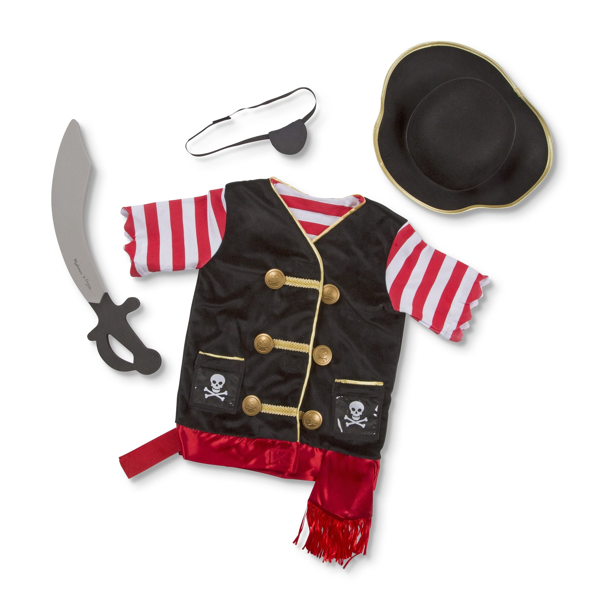 Pirate Role Play Costume by Melissa Doug