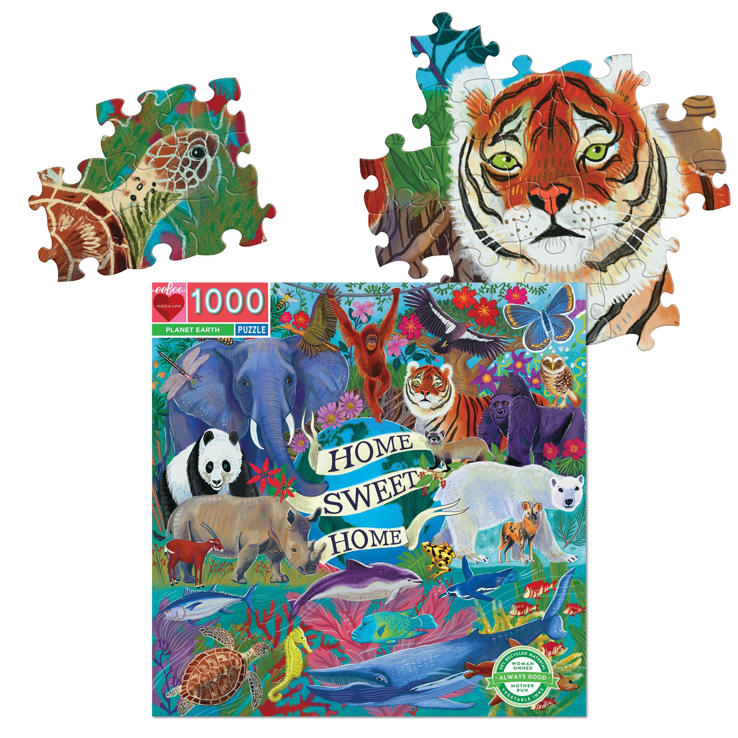 Planet Earth 1000pc Puzzle by eeBoo 1