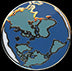 Planet Earth Pin by WM Spear Designs