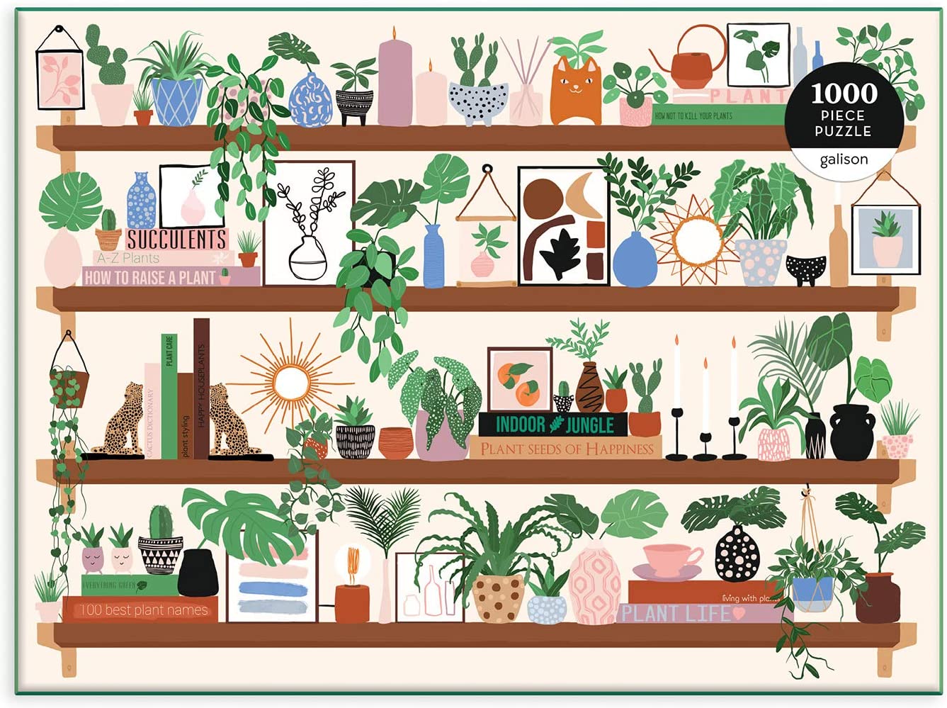 Plant Shelfie 100pc Puzzle by Galison 1