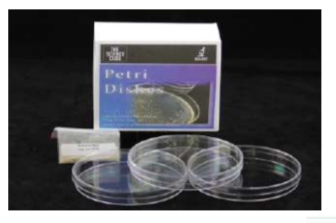 Plastic Petri Dish Set of 3 by Supertek